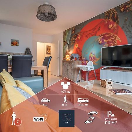 *Disneyland-Paris* 7Pers, Wifi, Parking, Netflix Монтеврен Екстер'єр фото